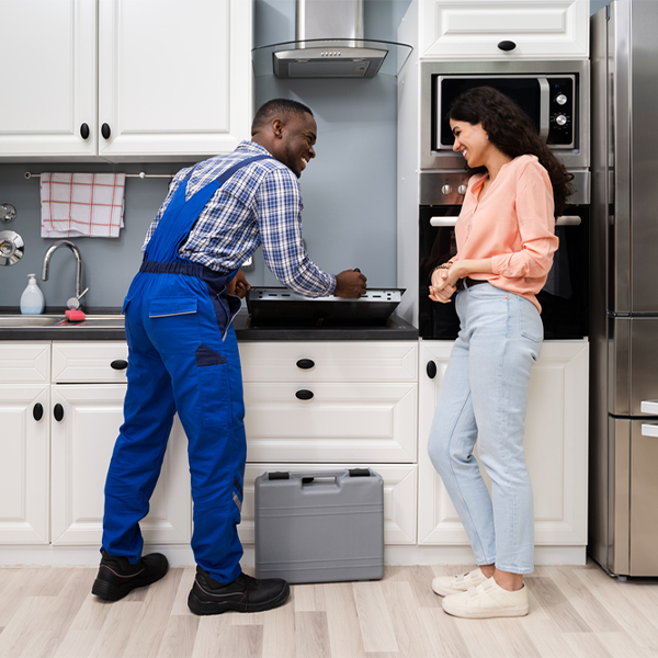 can you provide an estimate for cooktop repair before beginning any work in Wittensville